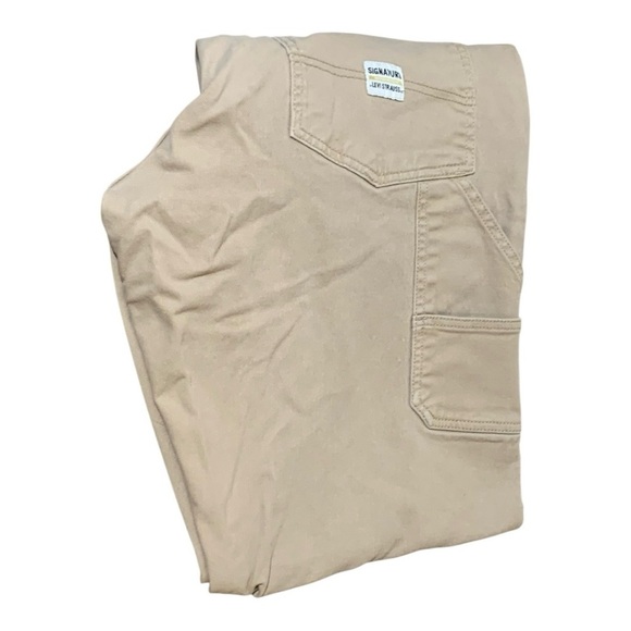 Men’s Levi’s Signature Tan Carpenter Pants Sz 36” - 32” - Picture 5 of 7